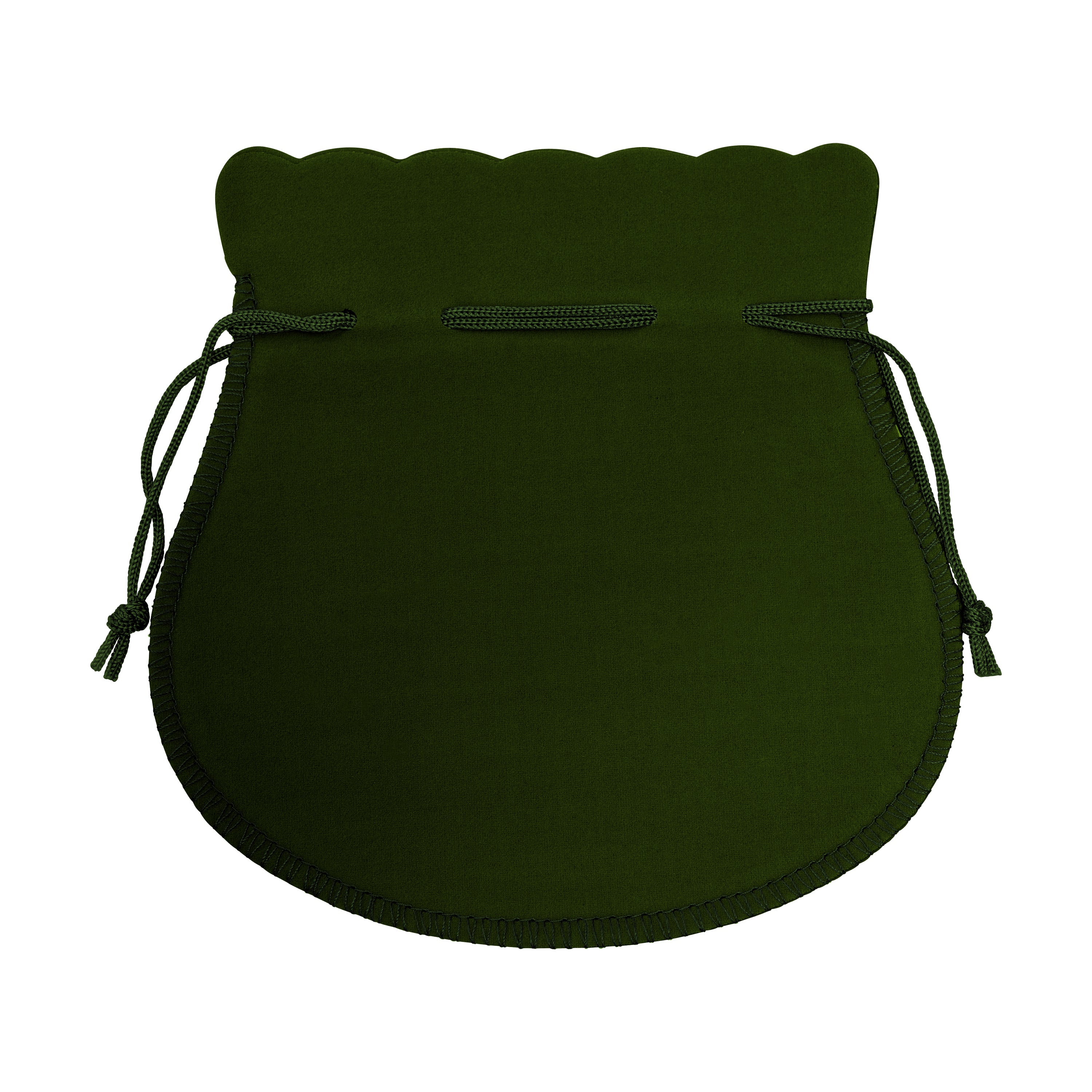 Round Suedine Pouch